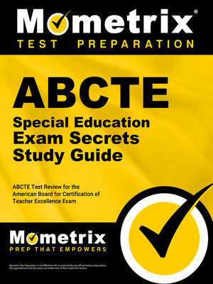 cover image of ABCTE Special Education Exam Secrets Study Guide